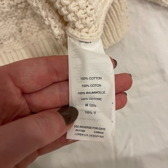 J. Crew Boatneck Chunky Knit Sweater - Picture 4 of 4